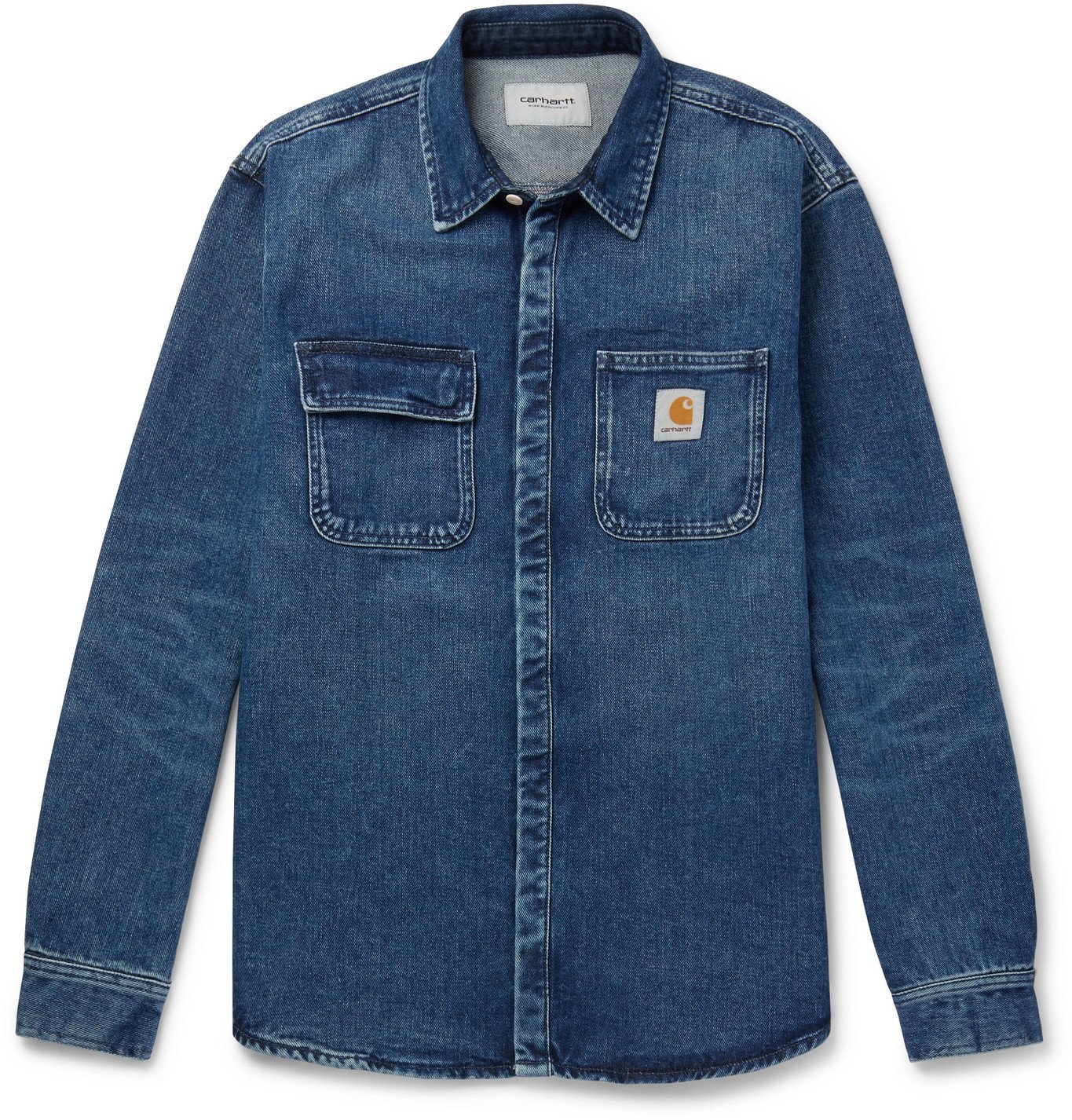 Carhartt WIP - Salinac Washed Denim Shirt - Blue Carhartt WIP