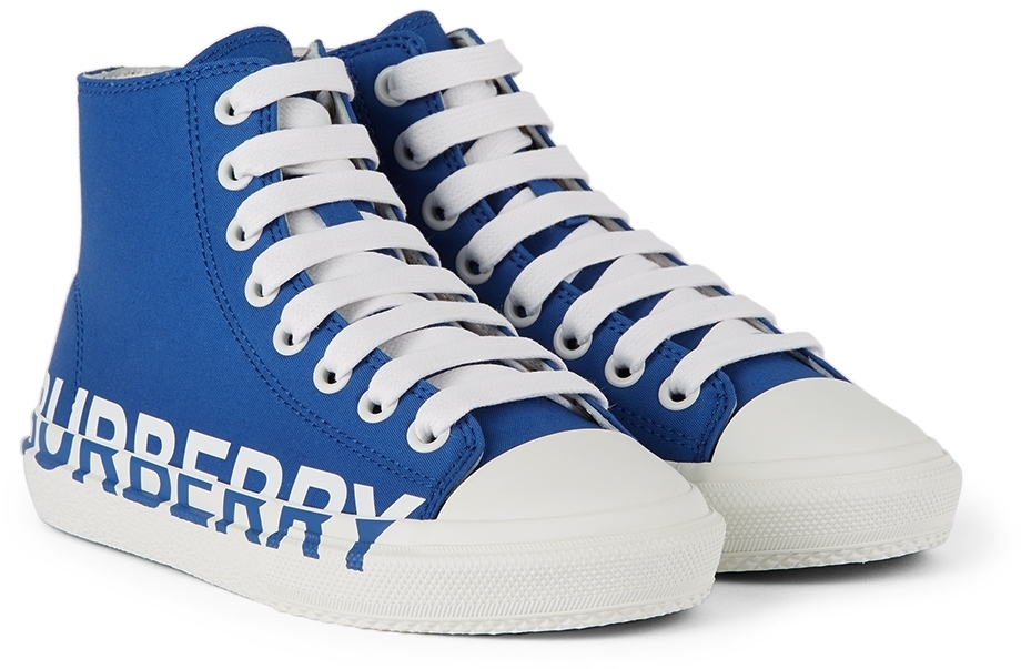 Burberry Kids Larkhall Logo High Sneakers Burberry