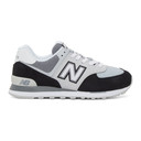 New Balance Black and White 574 Sneakers