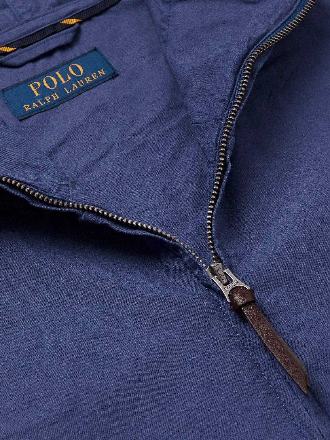 Polo Ralph Lauren - Logo-Embroidered Cotton Hooded Jacket - Blue