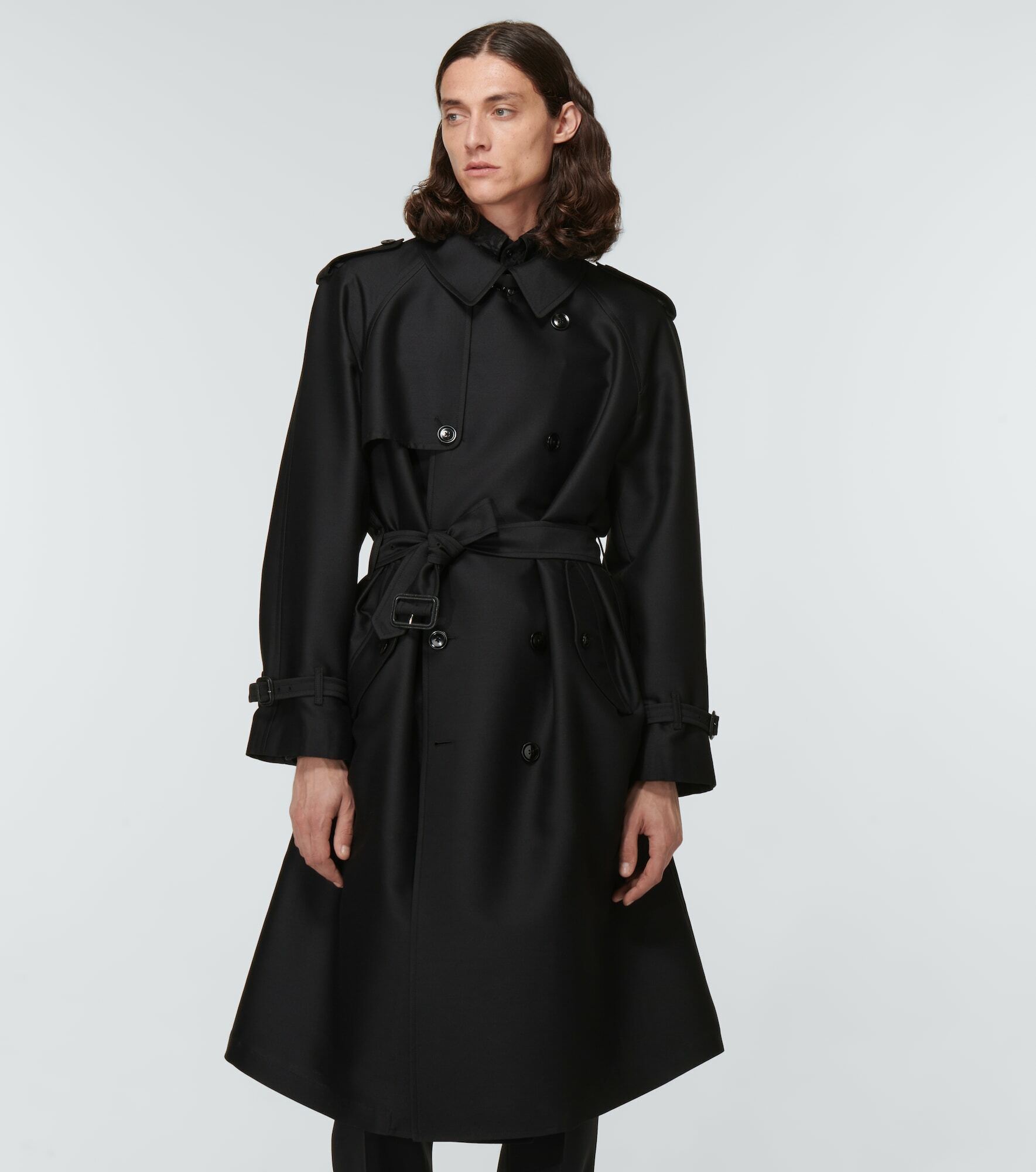 Tom Ford - Wool and silk trench coat TOM FORD
