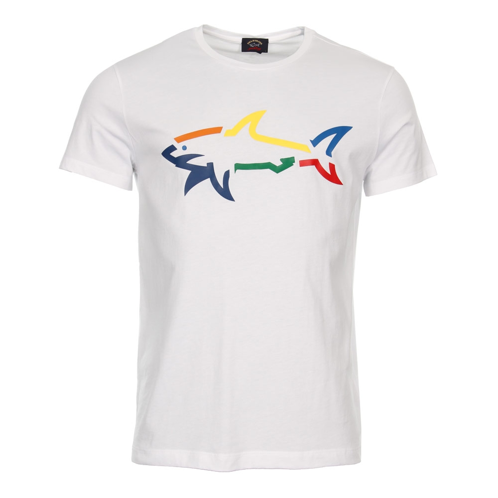 Shark Logo T-Shirt - White Paul & Shark