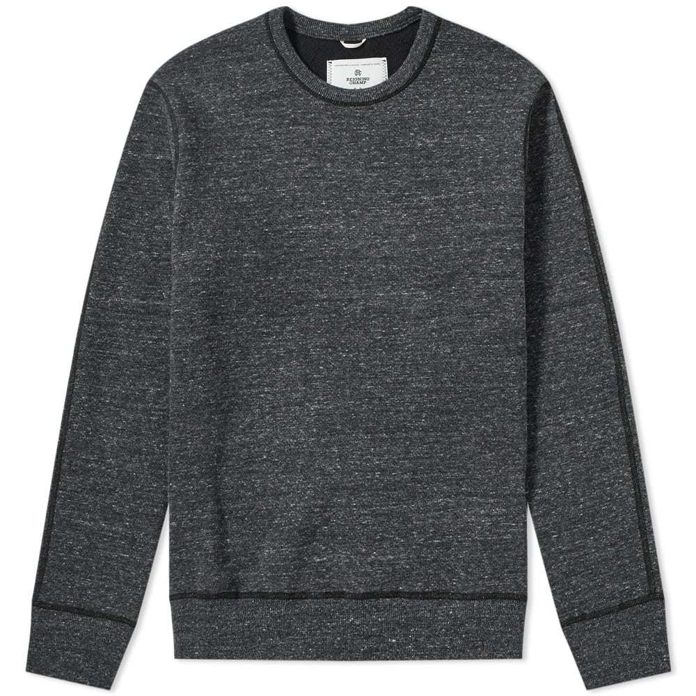 Reigning Champ Side Zip Crew Sweat Reigning Champ
