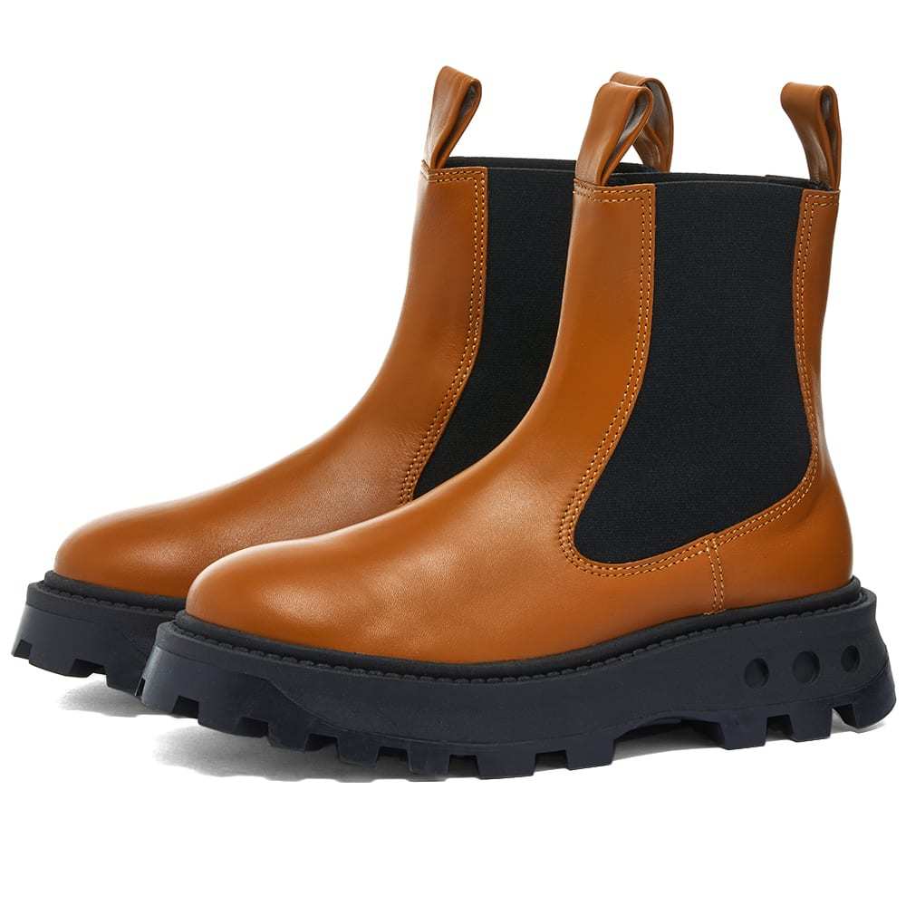 simon miller scrambler lug sole leather chelsea boots