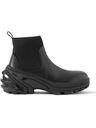 1017 ALYX 9SM - Leather and Neoprene Chelsea Boots - Black
