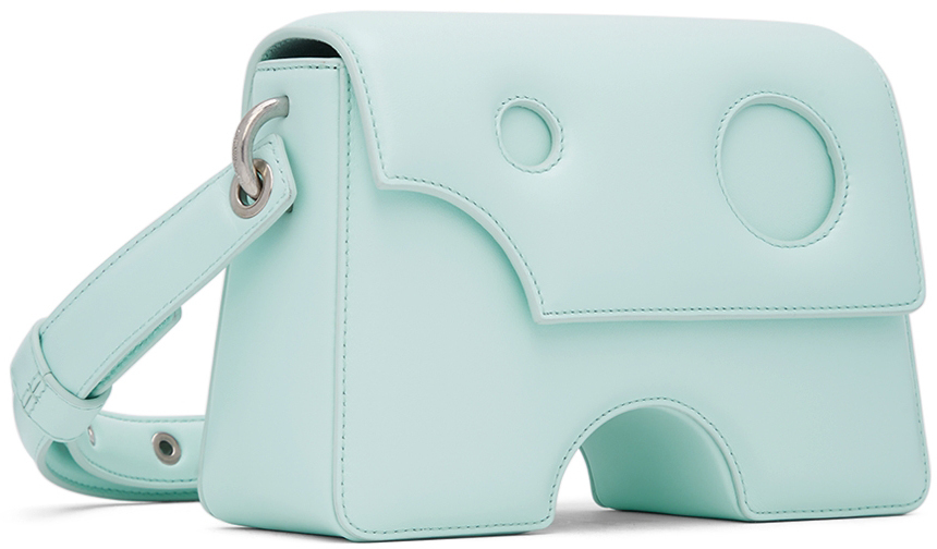 Off-White Blue Burrow-22 Shoulder Bag Off-White
