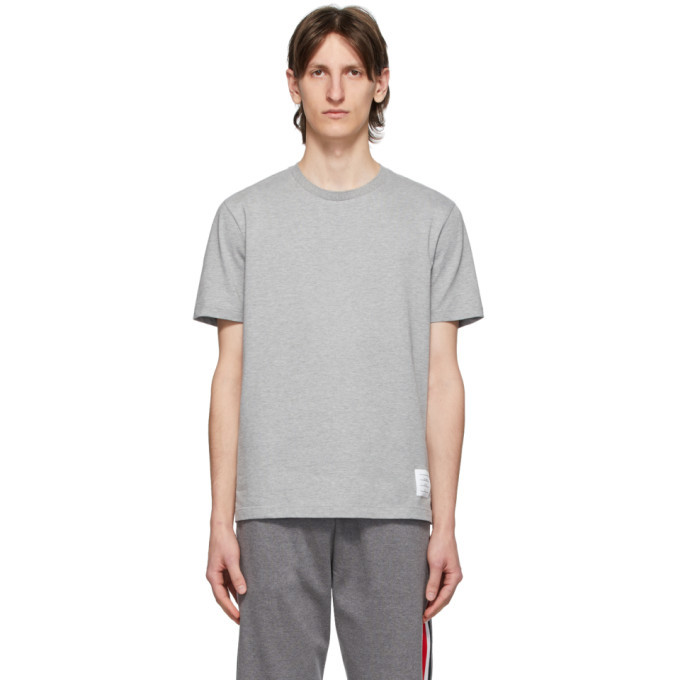 Thom Browne Grey Tennis Icon T-Shirt Browne