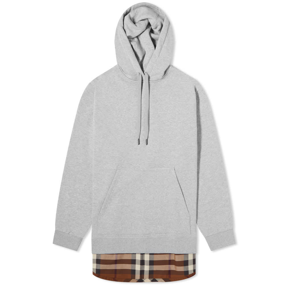 Burberry Checked Back Hoody