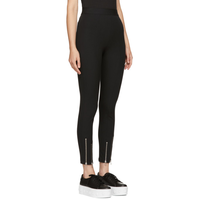 Alexander Wang Black Ankle Zip Leggings 