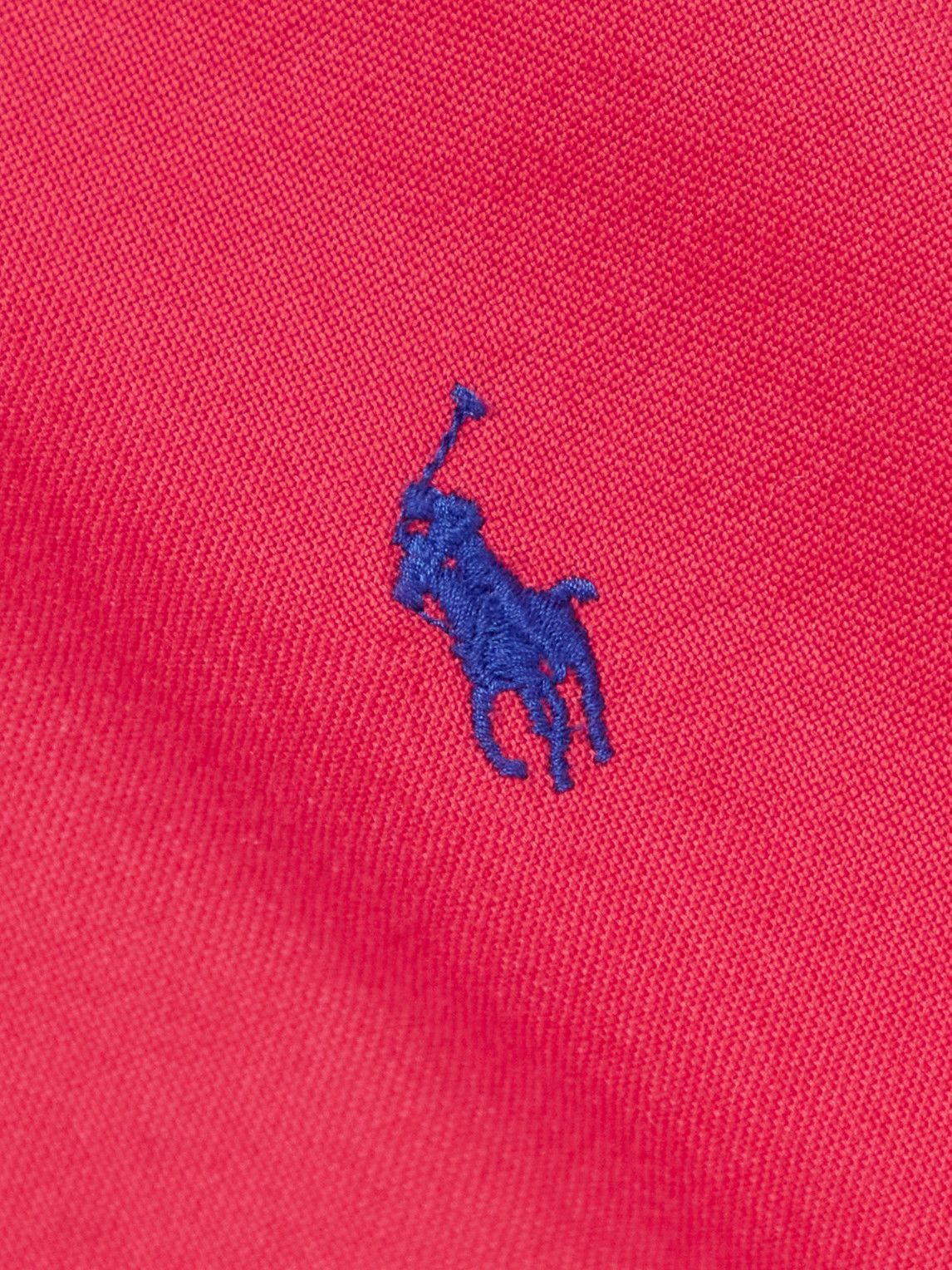 Polo Ralph Lauren - Slim-Fit Button-Down Collar Logo-Embroidered Cotton Oxford Shirt - Red