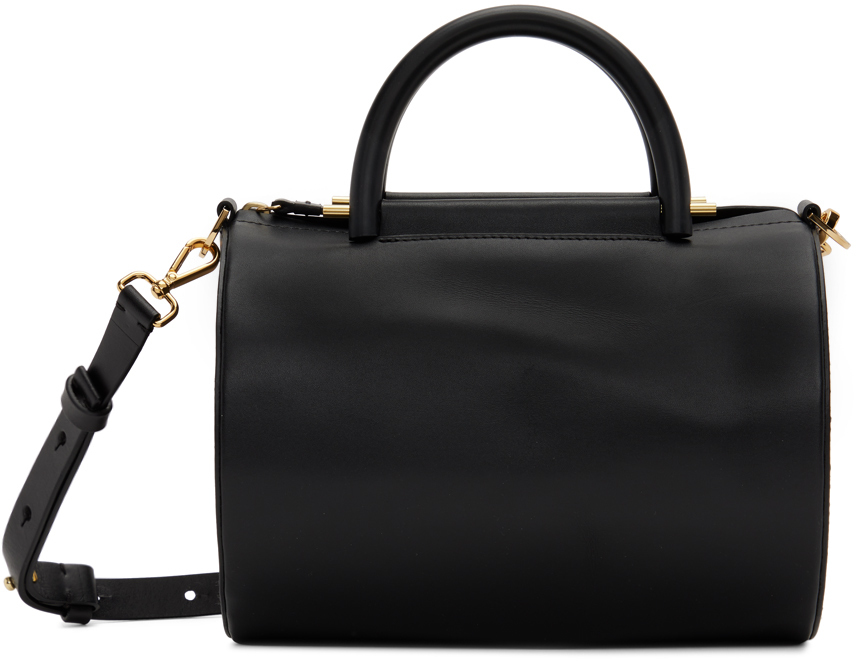 Building Block Black Mini Cylinder Duffle Bag Building Block