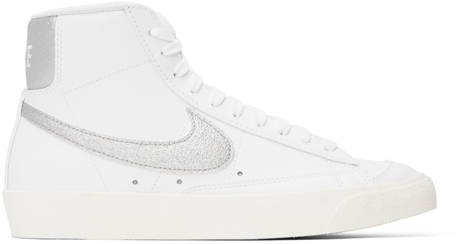 nike all white blazers