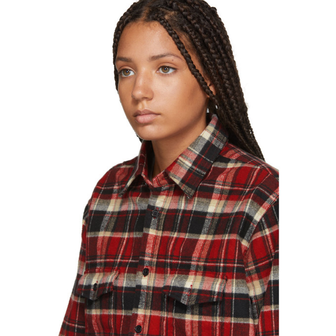 saint laurent plaid shirt