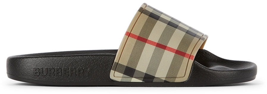 Burberry Kids Vintage Check Furley Slides Burberry