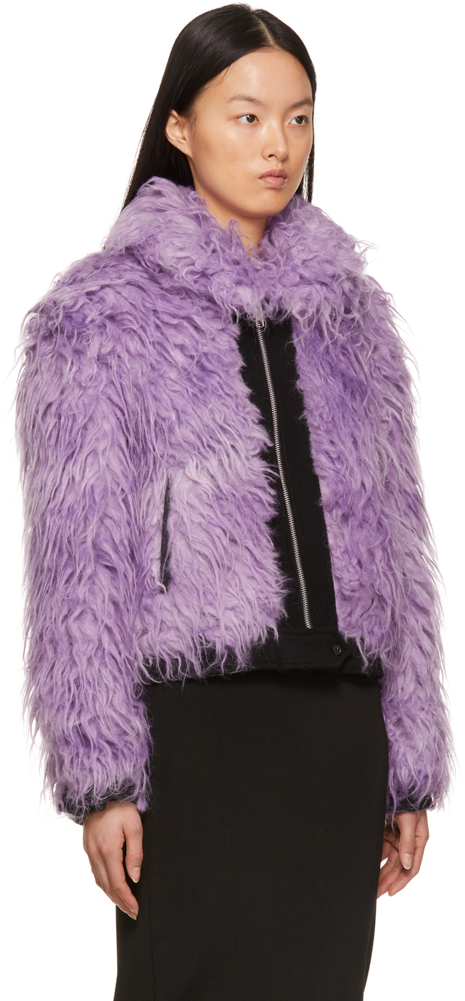 marc jacobs faux fur jacket