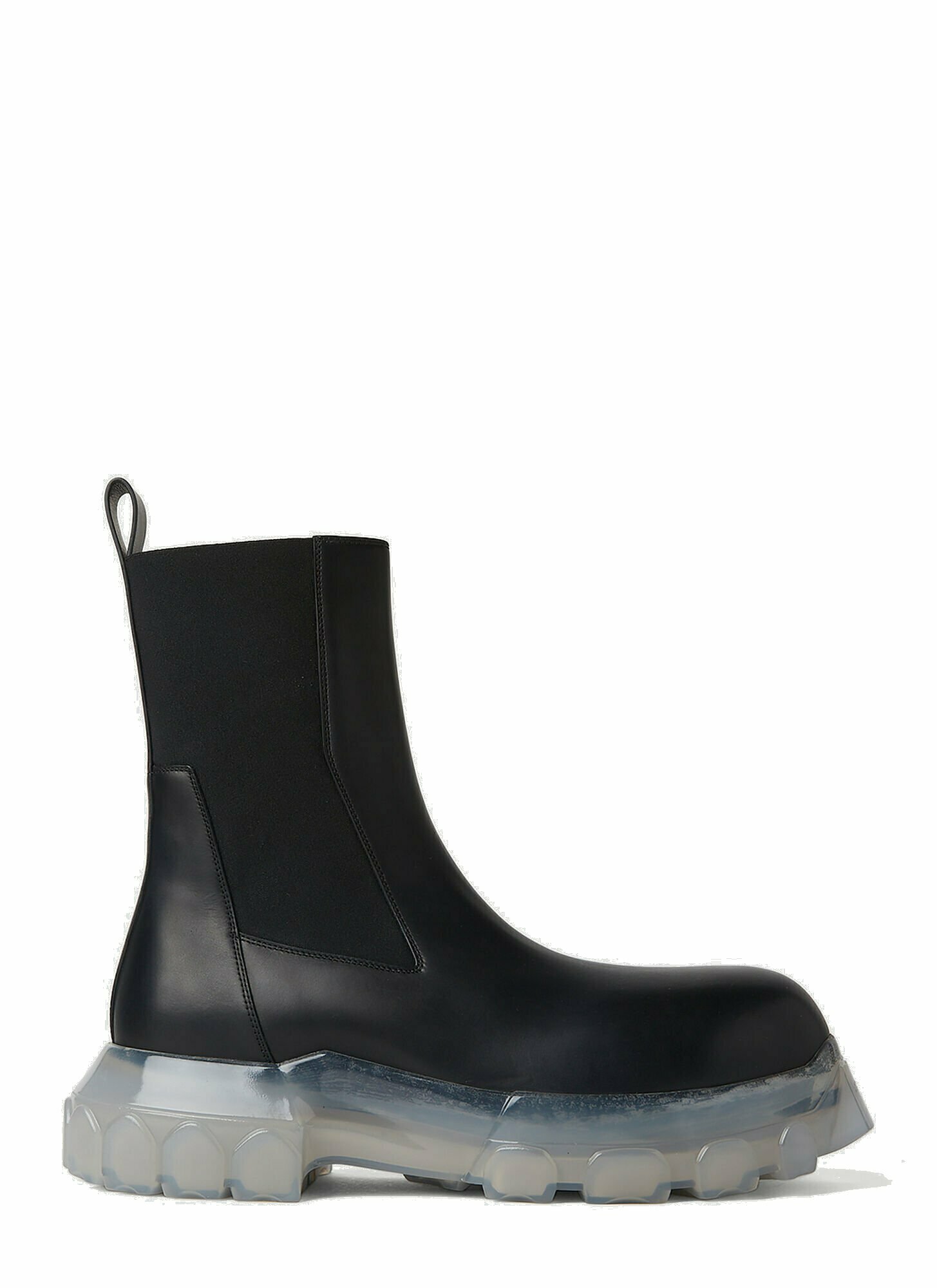 Photo: Rick Owens - Tractor Beatle Boots in Black