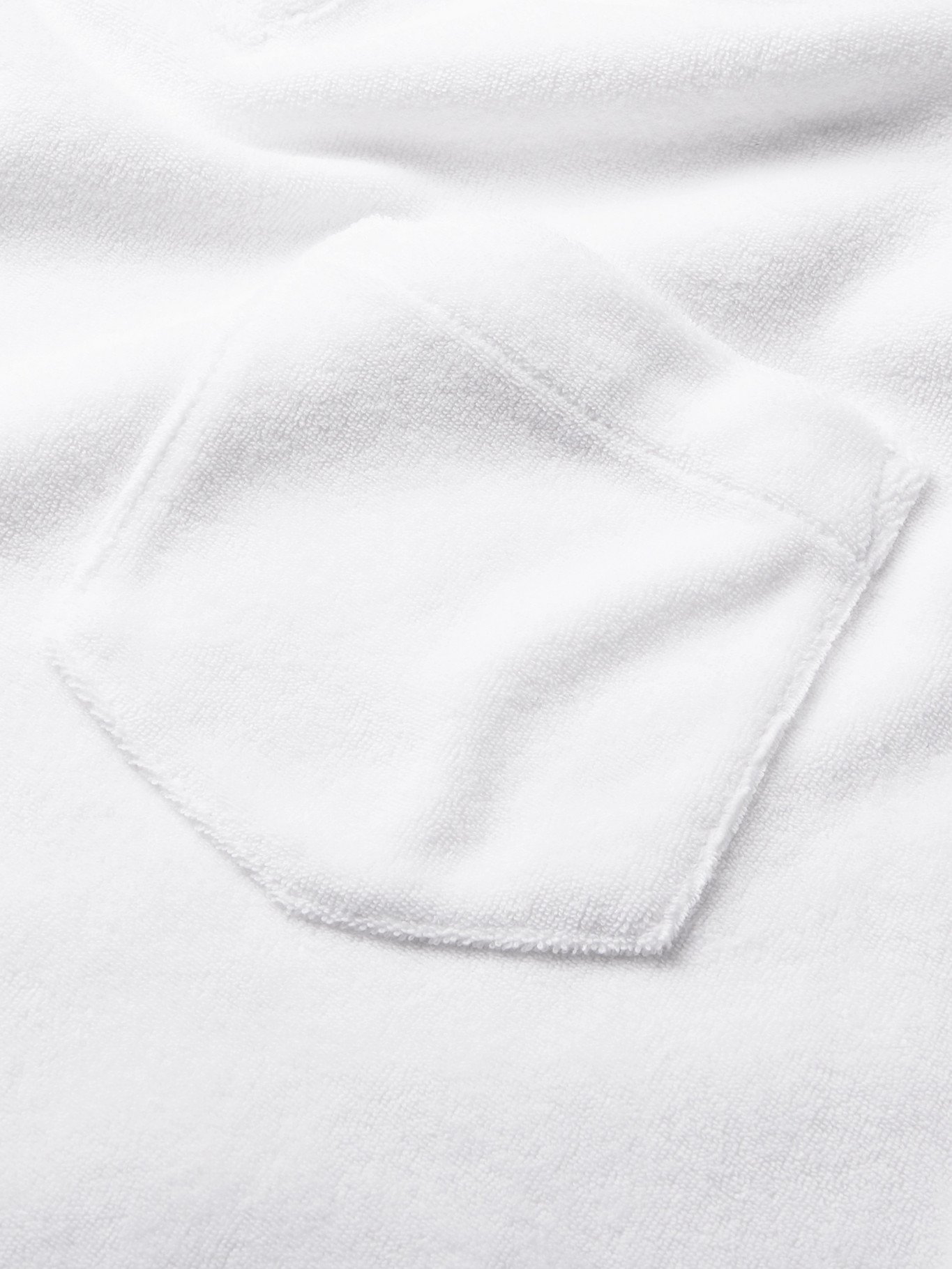 POLO RALPH LAUREN - Cotton-Blend Terry Polo Shirt - White Polo Ralph Lauren