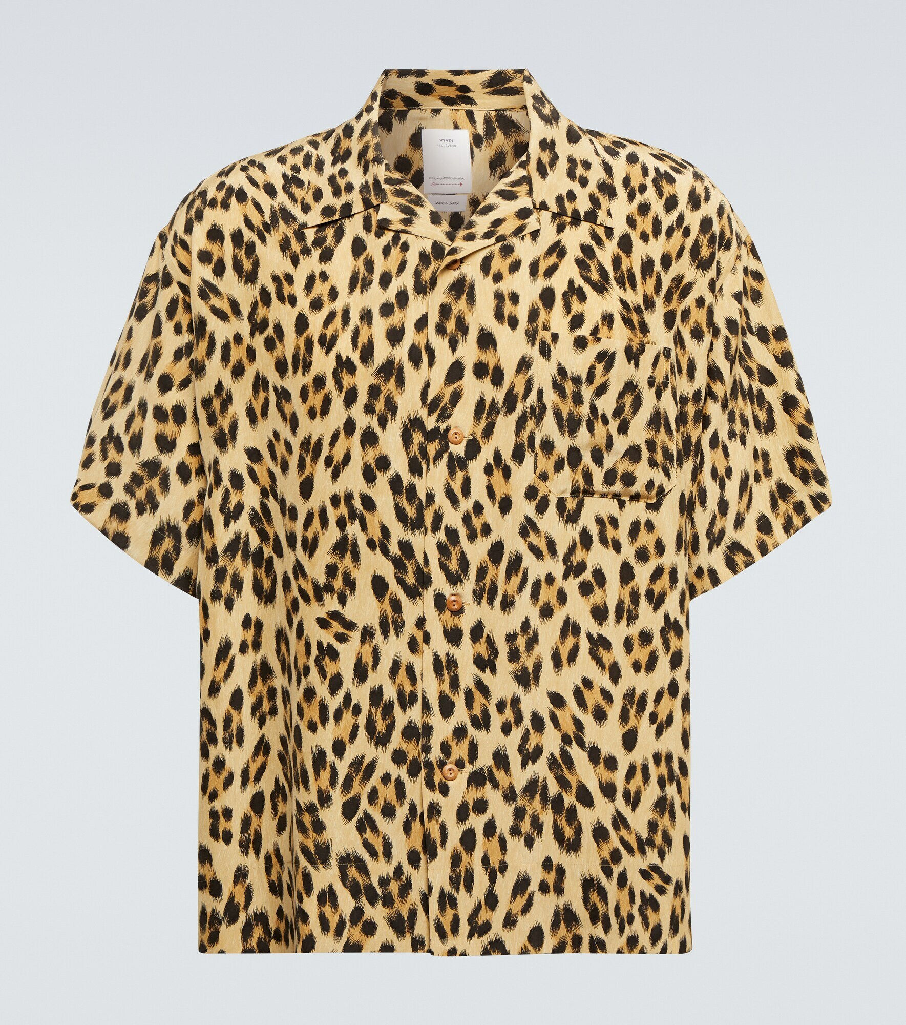 Visvim Caban Leopard Print Silk Shirt Visvim 