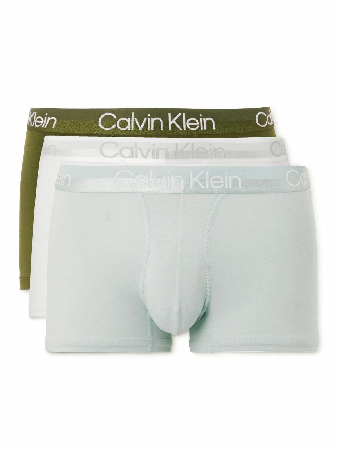 Calvin Klein Underwear Three Pack Stretch Cotton Boxer Briefs Multi Calvin Klein Underwear