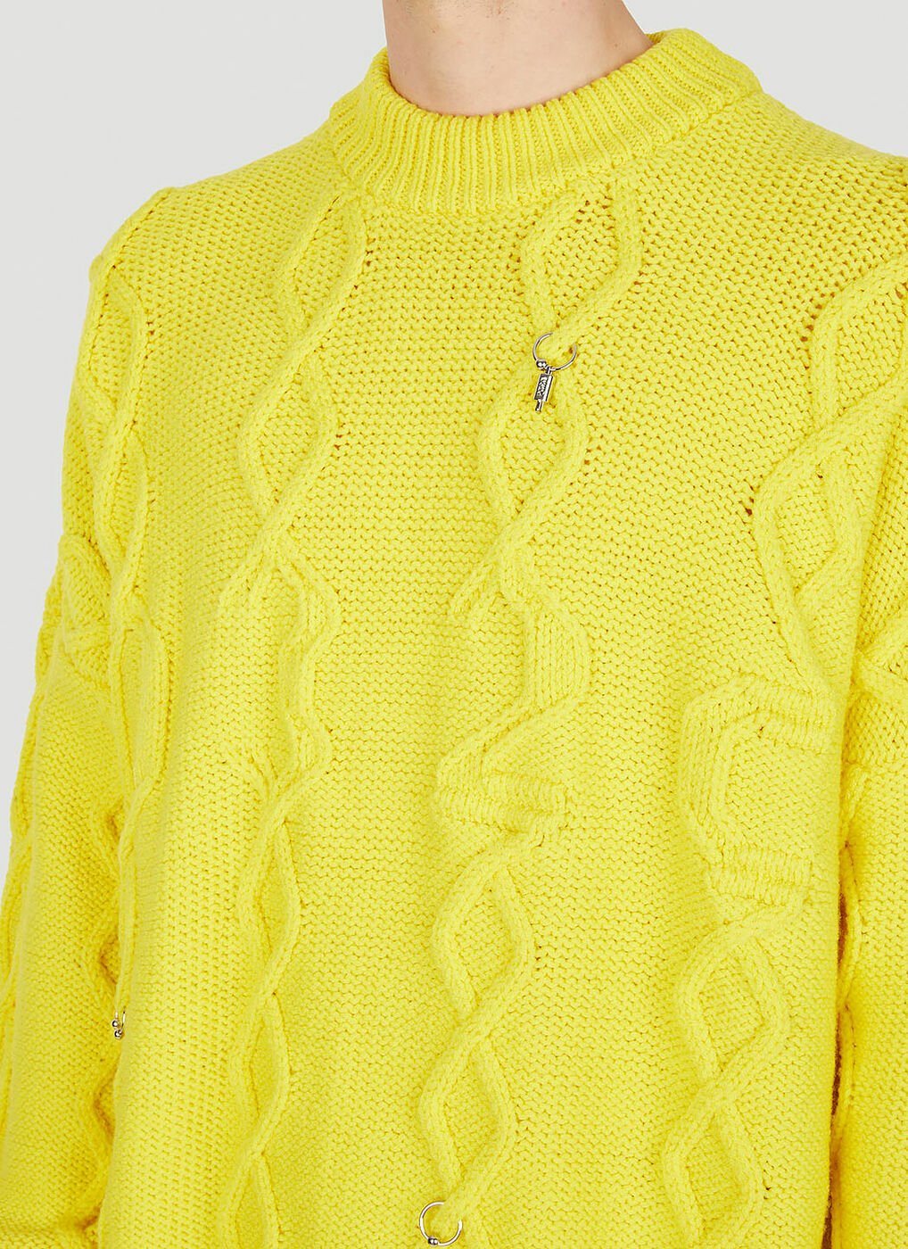The Highland Sweater in Yellow
