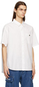 BAPE White Loose Fit Short Sleeve Shirt