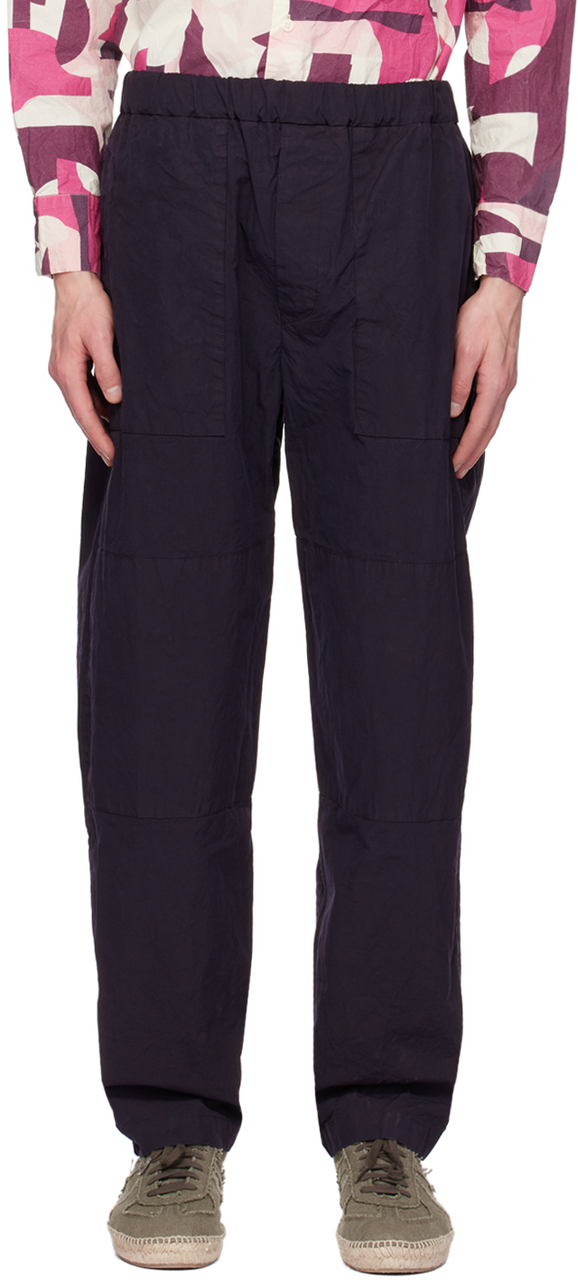 Photo: CASEY CASEY Navy Ah Trousers