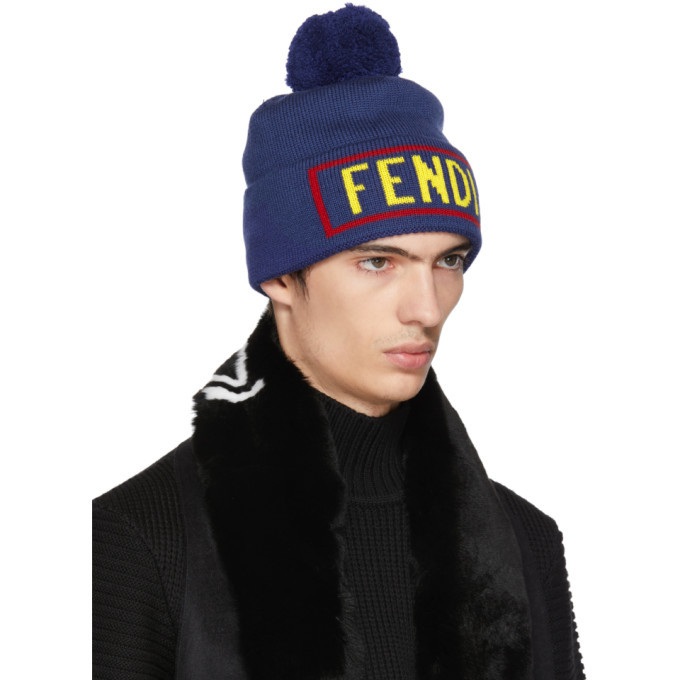 fendi pom beanie