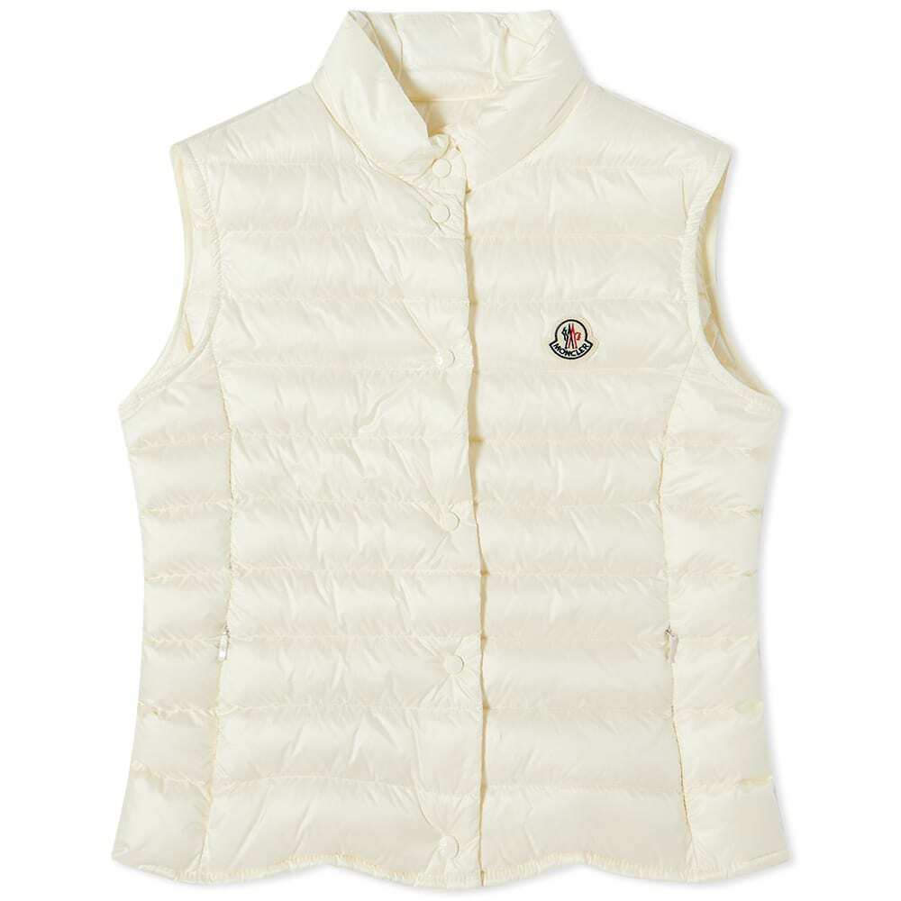 Moncler Women's Liane Padded Vest in Off White Moncler