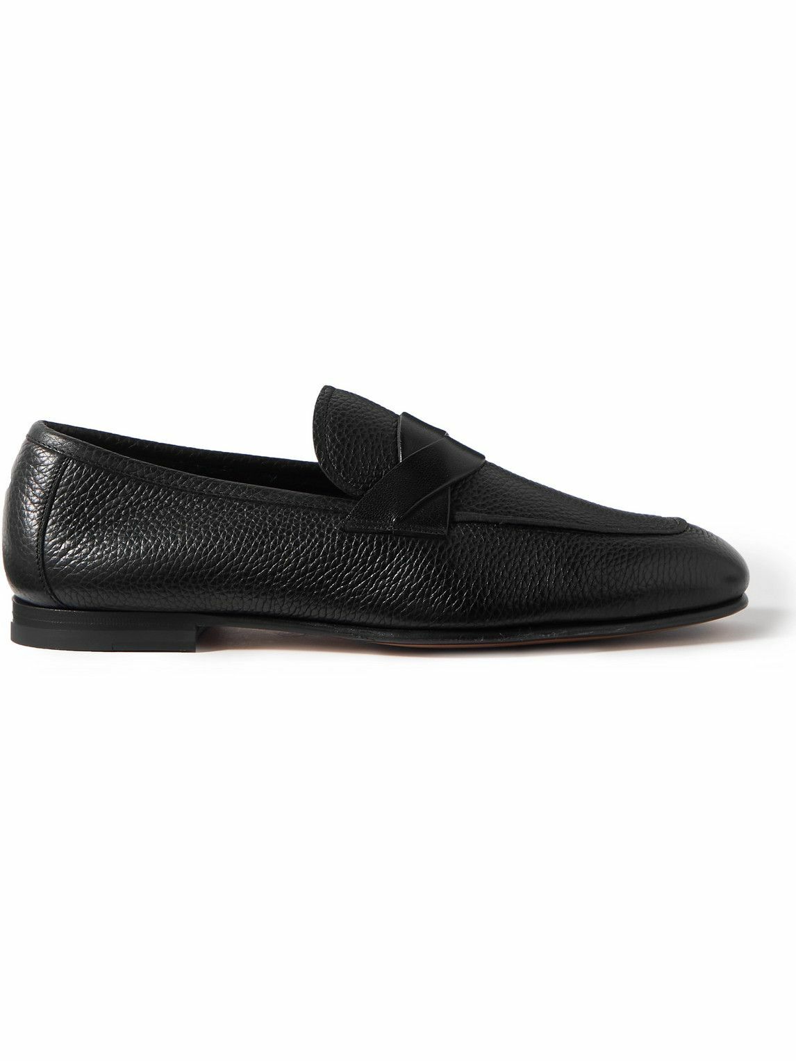 Photo: TOM FORD - Sean Full-Grain Leather Loafers - Black
