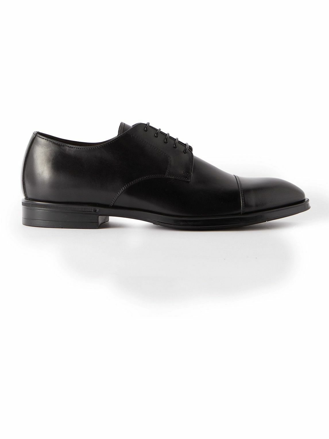 Canali - Leather Derby Shoes - Black Canali