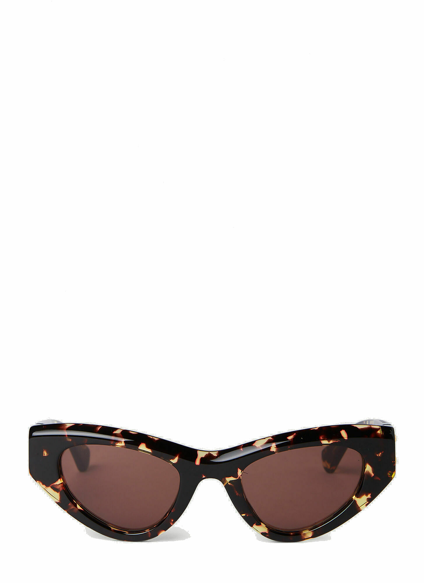 Photo: Angle Cat Eye Sunglasses in Brown