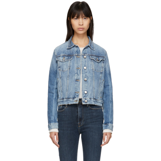 Frame Blue Denim Slender Heritage Jacket Frame Denim