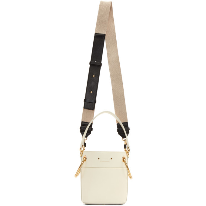 chloe bucket bag white