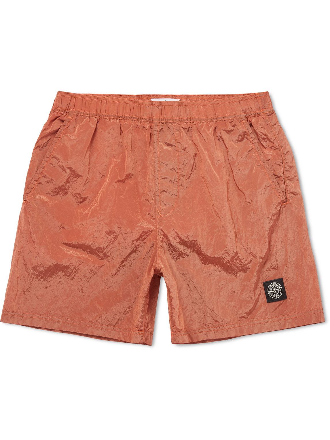 ECONYL Swim Shorts - Orange Stone Island
