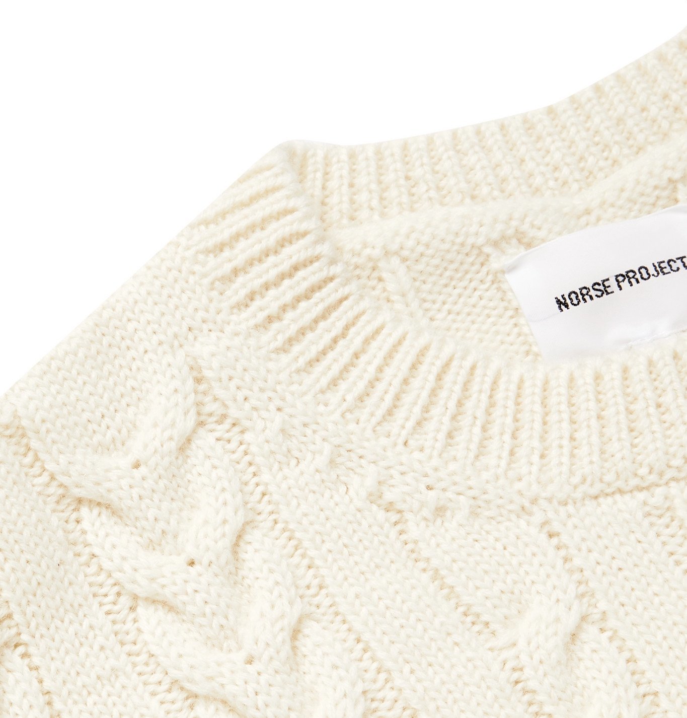 Norse Projects - Arild Cable-Knit Wool 