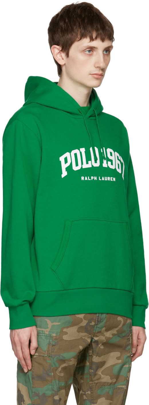 Polo Ralph Lauren Green Cotton Hoodie