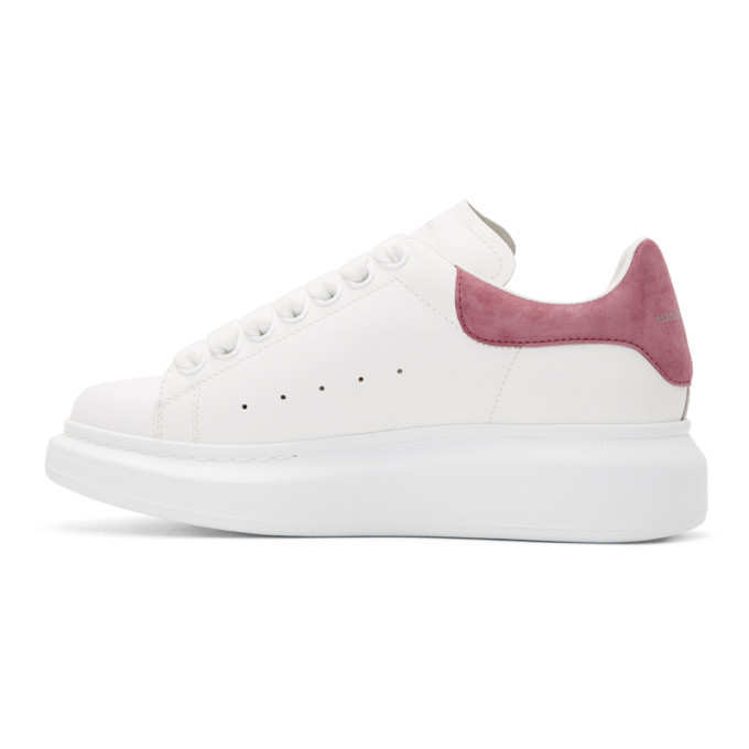 alexander mcqueen white pink