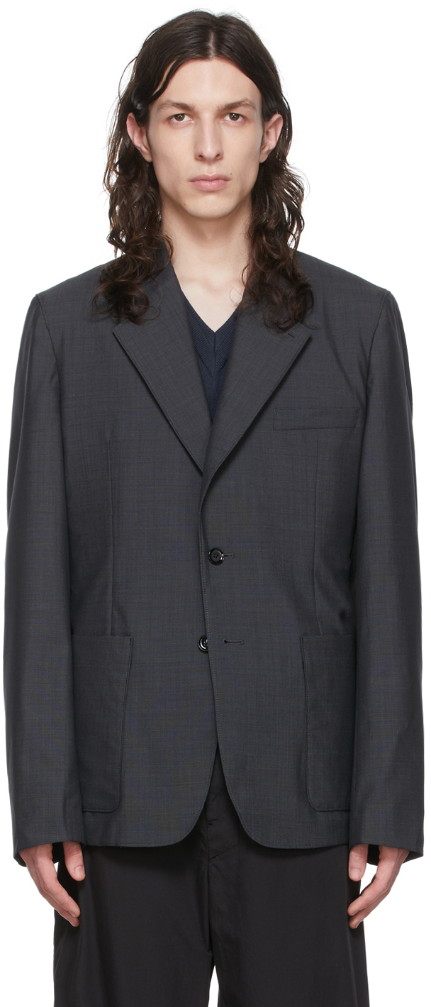 Lemaire Grey Wool Blazer Lemaire
