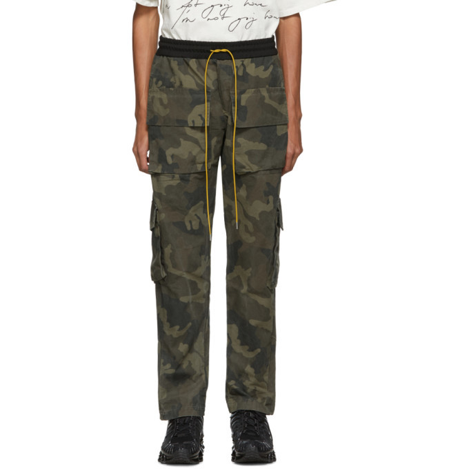 Rhude Green Camo Rifle 1 Trousers Rhude