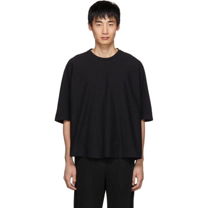 Homme Plisse Issey Miyake Black Release T-Shirt Homme Plisse Issey
