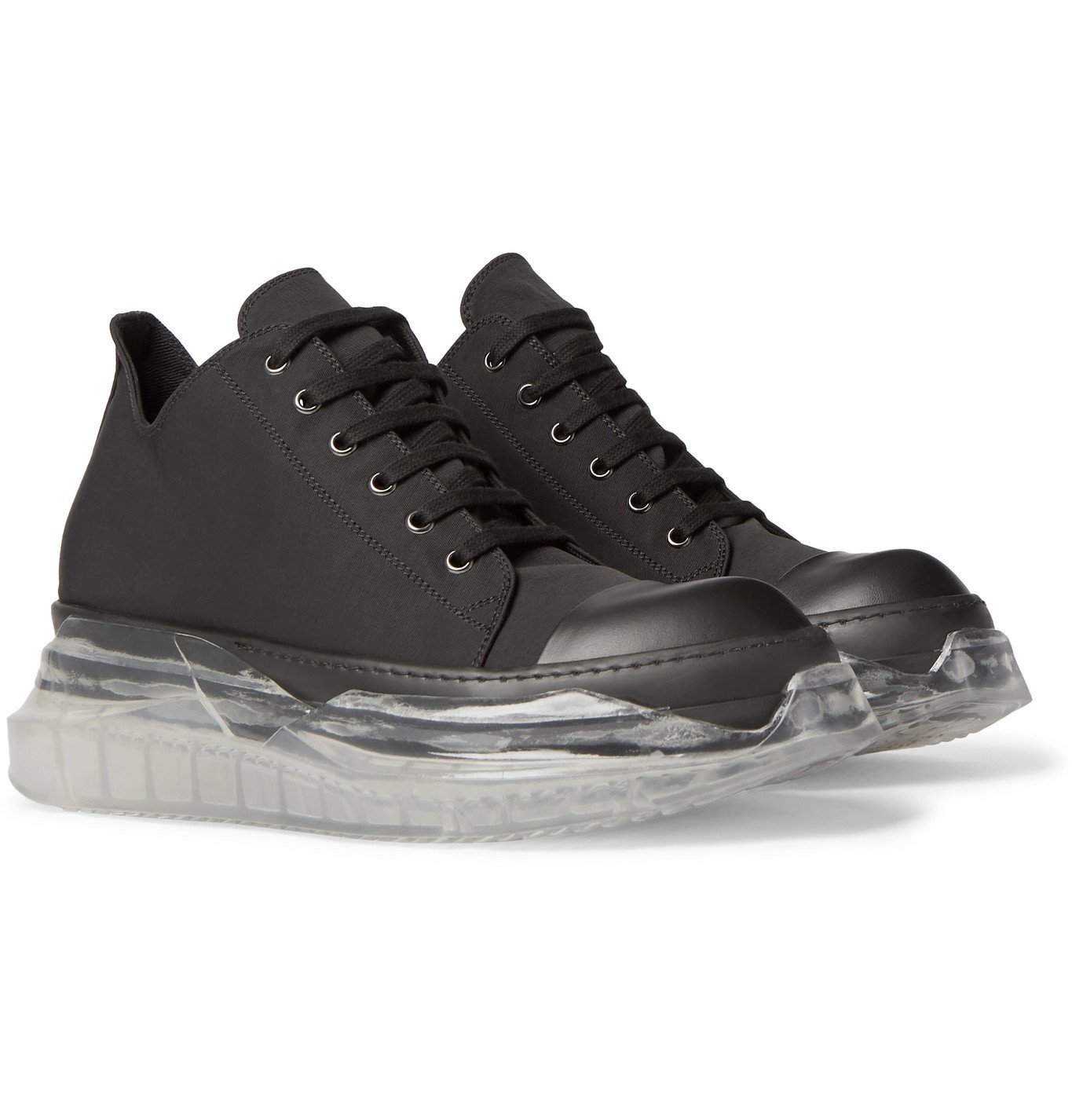 rick owens canvas shoes