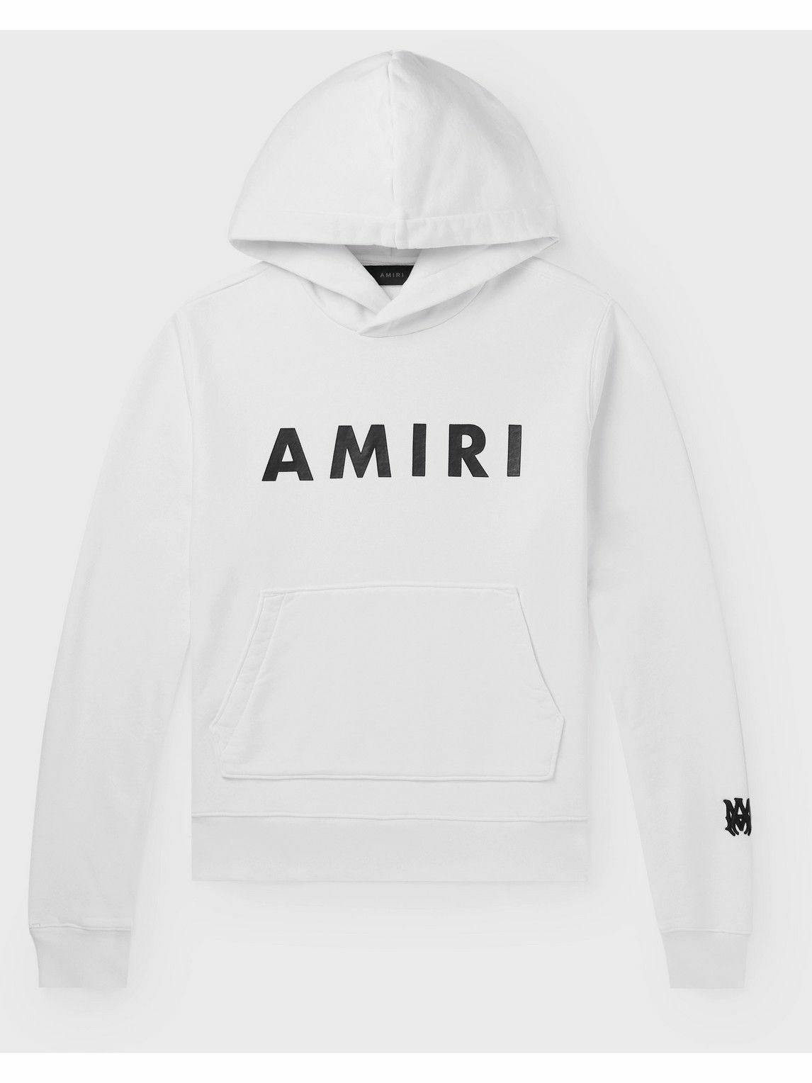 AMIRI - Logo-Detailed Cotton-Jersey Hoodie - White Amiri