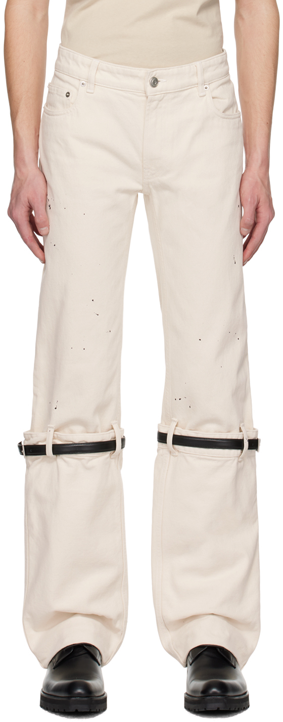 Coperni White Hybrid Jeans Coperni