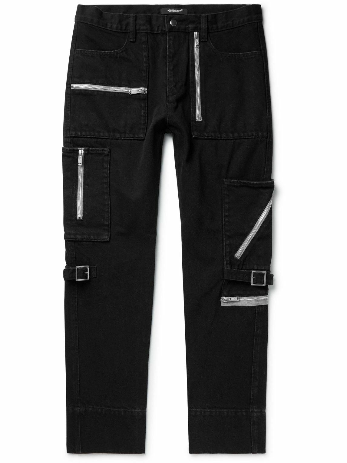 UNDERCOVER SlimFit ZipEmbellished Jeans Black Undercover