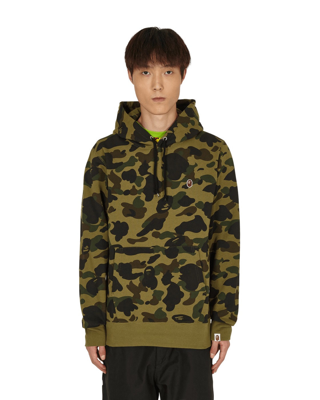 Photo: A Bathing Ape 1st Camo One Point Pullover Hooded Sweatshirt