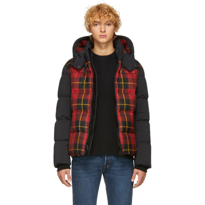 mackage plaid puffer