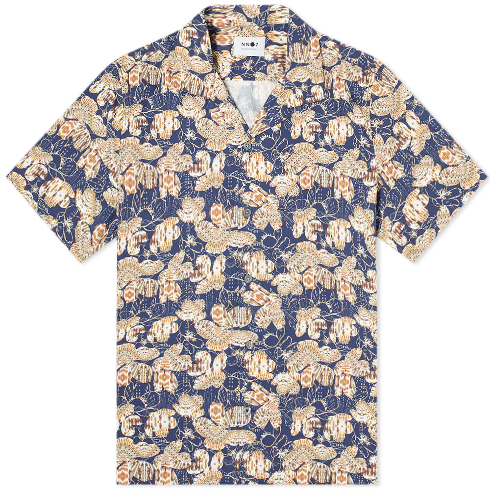 Nn07 Miyagi Print Vacation Shirt Nn07