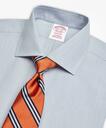 Brooks Brothers Men's Madison Relaxed-Fit Dress Shirt, Non-Iron Pencil Stripe | Sodalite