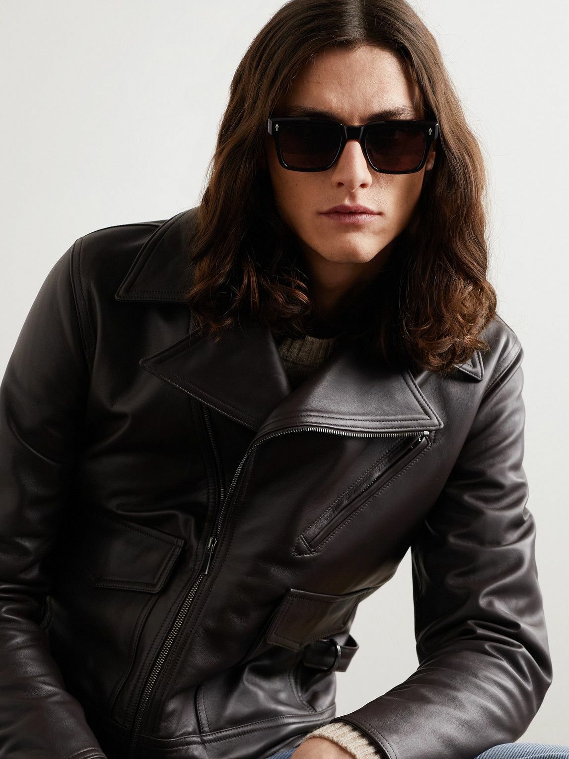 Jacques Marie Mage Torino SquareFrame Acetate Sunglasses Jacques