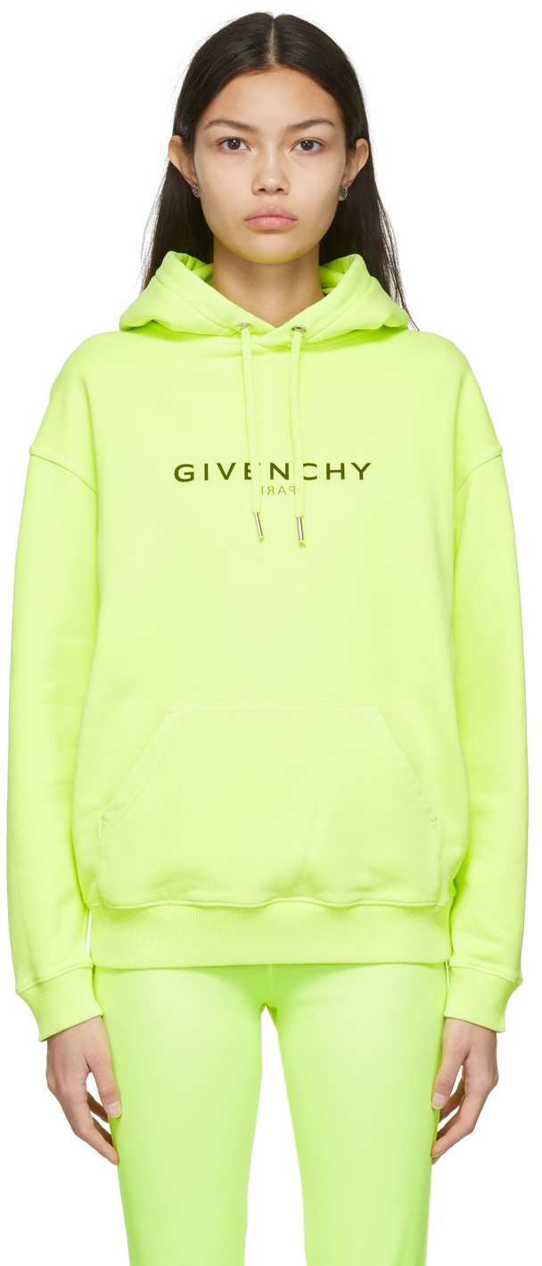 Givenchy Green Reverse Hoodie Givenchy